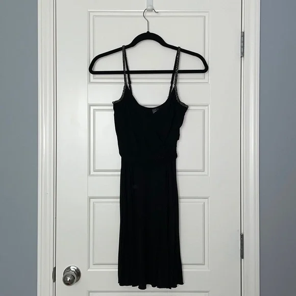 Guess beaded strap black dress - Picture 1 of 2